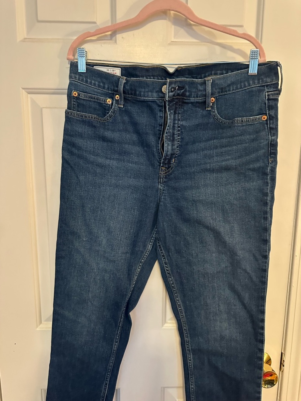 GAP Dark Blue Vintage Slim High-Rise Jeans